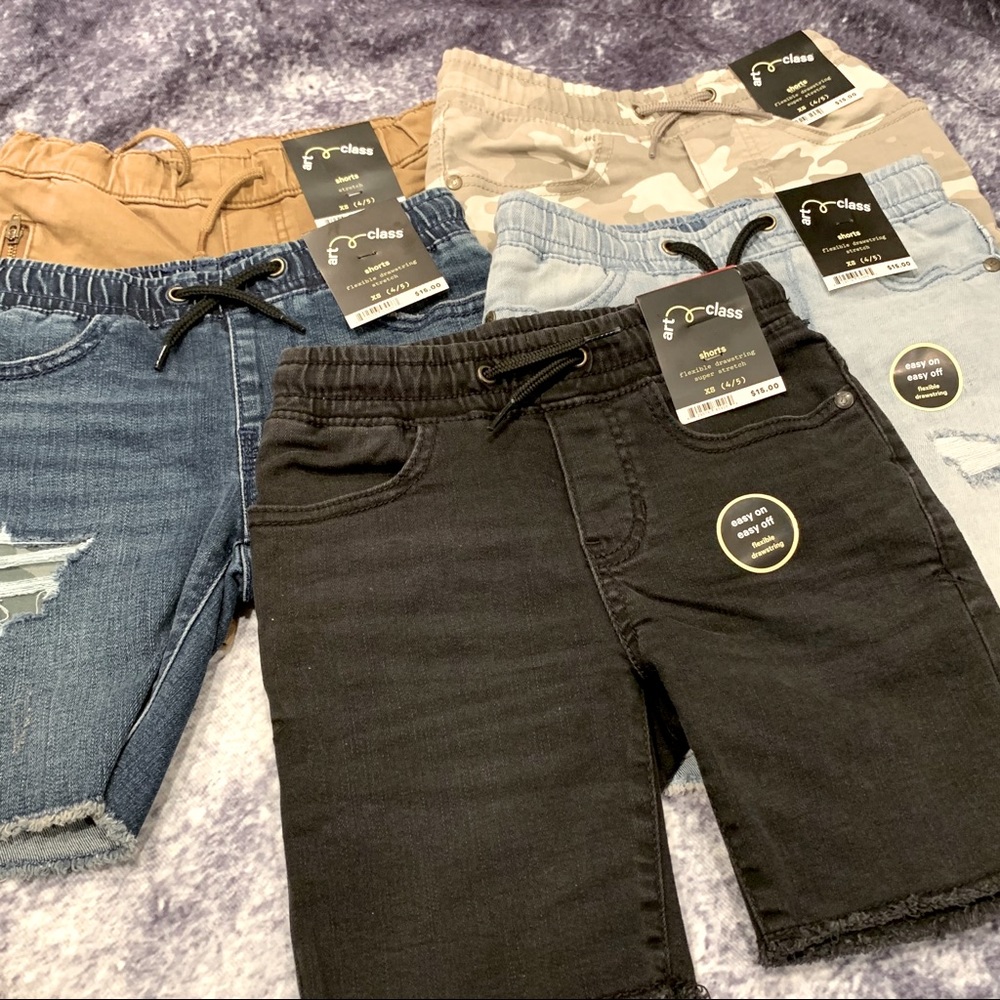 BOYS Shorts X-Small Bundle of 5
